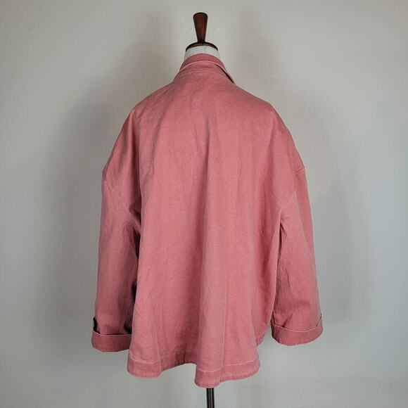 Tuckernuck x Nantucket Reds Stretch Twill Marant Shirt Jacket Womens XXL NEW - Picture 5 of 13